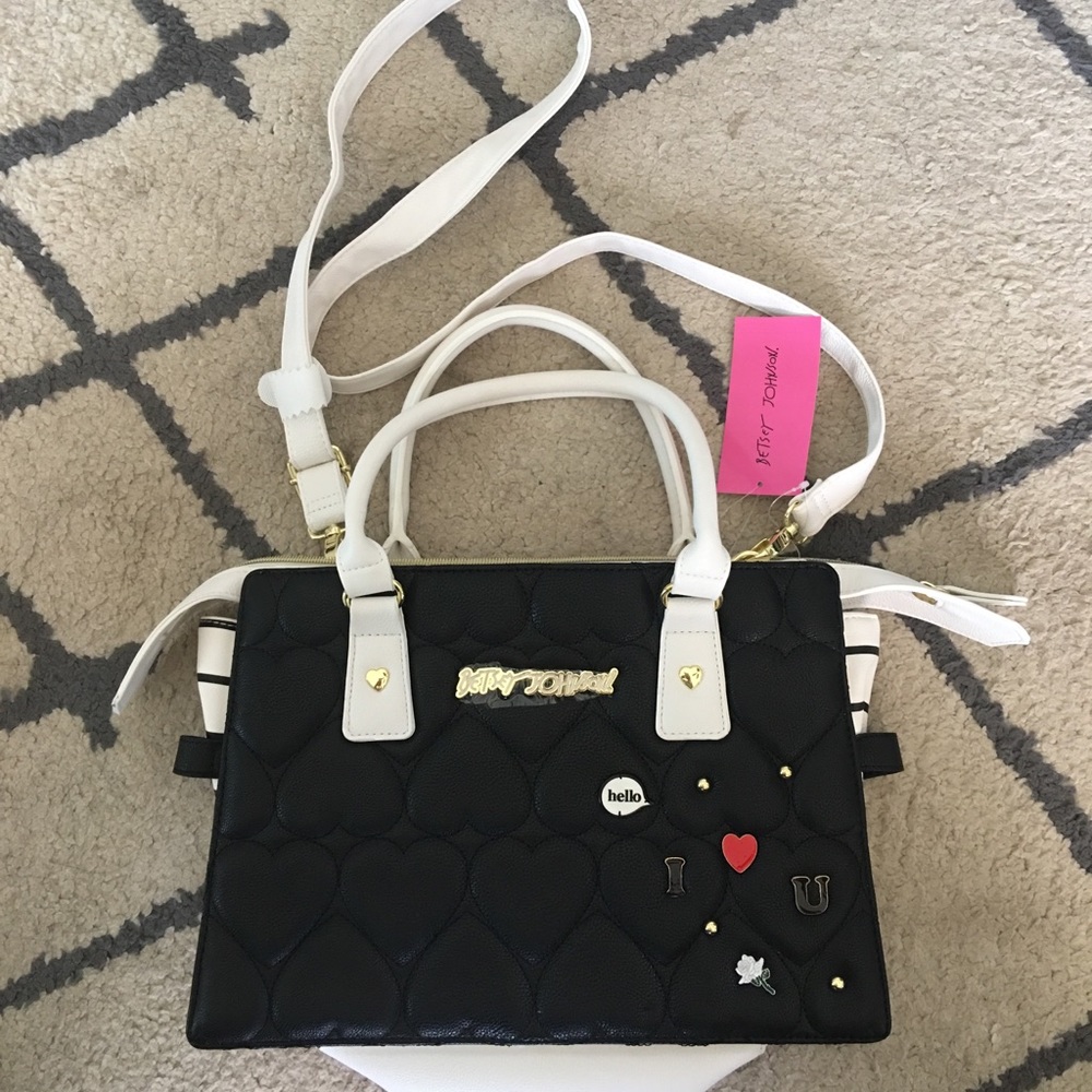 NWT Betsey Johnson Unbeweavable Satchel